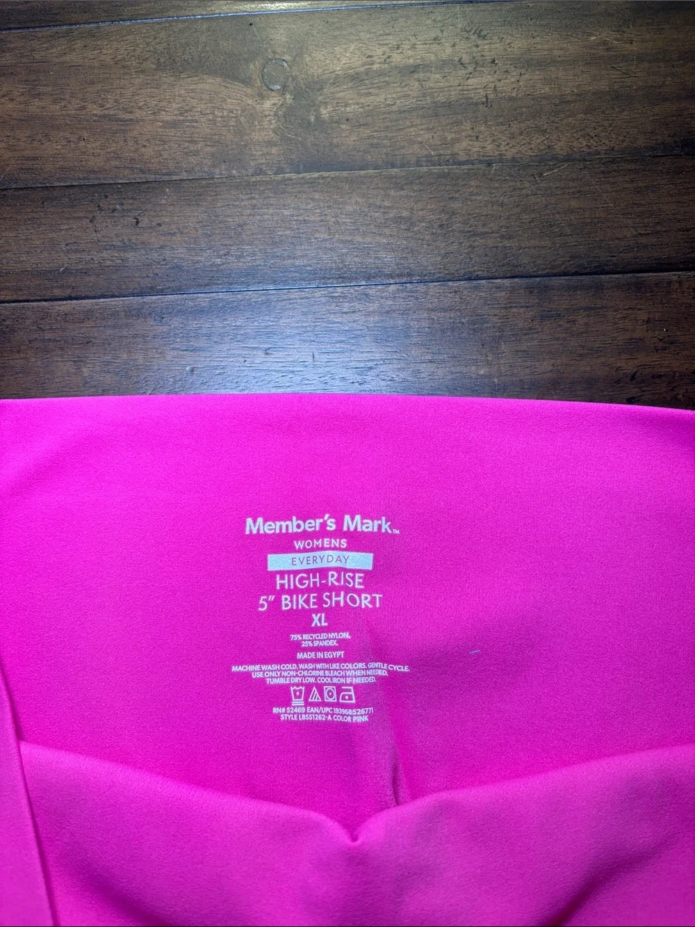 NWOT Women's High-Rise Bike Shorts — Pink, Royal Blue, Navy - Picture 2 of 3